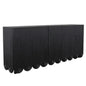 Adelia Black Sideboard Solid Wood - LOOMLAN - Artesia - Sideboards