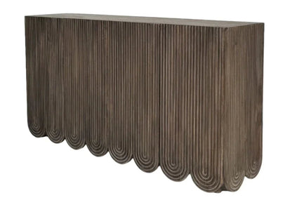 Adelle Smoke Brown Finish Wooden Sideboard - LOOMLAN - Artesia - Sideboards