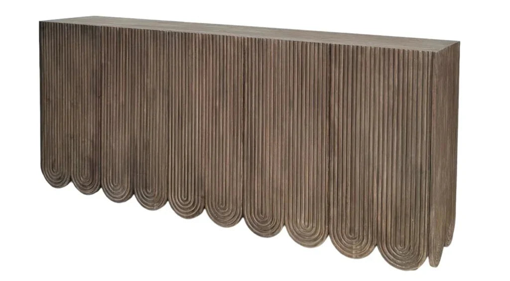 Adelle Smoke Brown Finish Wooden Sideboard - LOOMLAN - Artesia - Sideboards