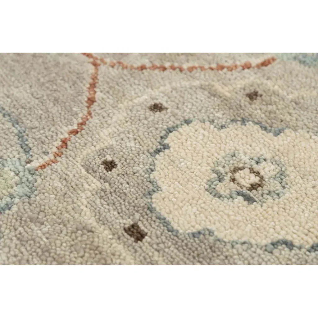 Aden Floral Light Blue Large Area Rugs For Living Room - LOOMLAN - LOOMLAN - Area Rugs