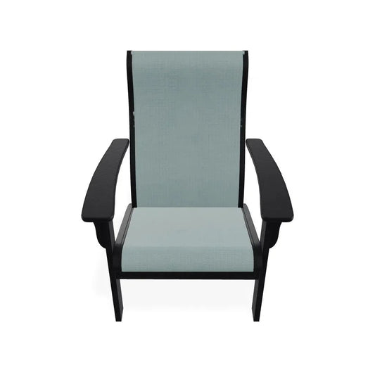 Adirondack Marine Grade Polymer Durable Sling Arm Chair-Outdoor Accent Chairs-Telescope-LOOMLAN