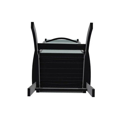 Adirondack Marine Grade Polymer Durable Sling Arm Chair-Outdoor Accent Chairs-Telescope-LOOMLAN