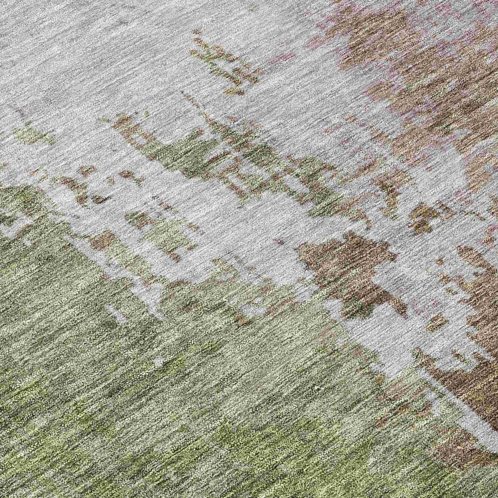 Adiva Brown Washable Indoor - Outdoor Rug - LOOMLAN - LOOMLAN Rugs - Outdoor Rugs