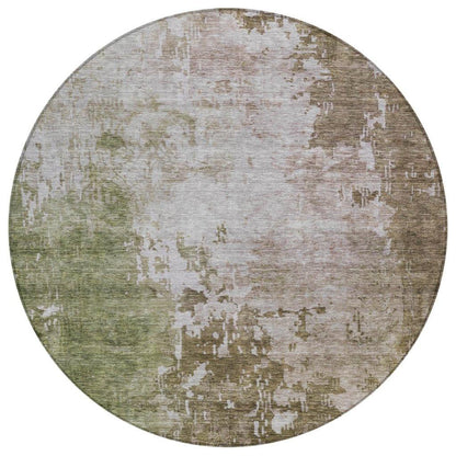 Adiva Brown Washable Indoor - Outdoor Rug - LOOMLAN - LOOMLAN Rugs - Outdoor Rugs