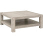 Adler Wood Brown Square Coffee Table - LOOMLAN - Essentials For Living - Coffee Tables