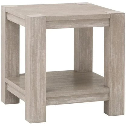 Adler Wood Brown Square End Table - LOOMLAN - Essentials For Living - Side Tables