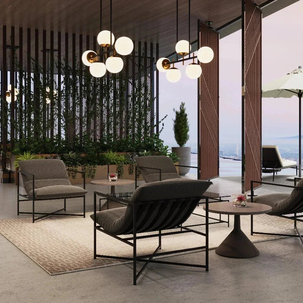 Adonis Coffee Table Grey Concrete For Indoor Outdoor-Outdoor Coffee Tables-SUNPAN-LOOMLAN