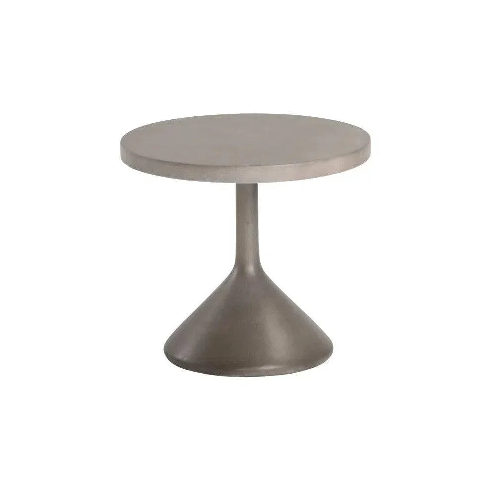 Adonis End Table Concrete Suitable For Outdoors - LOOMLAN - SUNPAN - Outdoor Side Tables