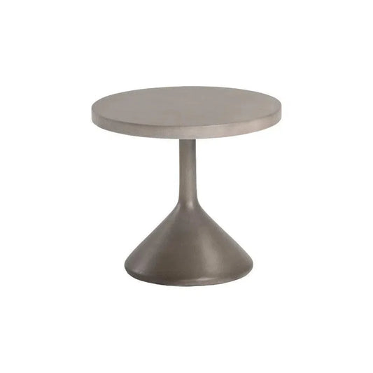 Adonis End Table Concrete Suitable For Outdoors - LOOMLAN - SUNPAN - Outdoor Side Tables
