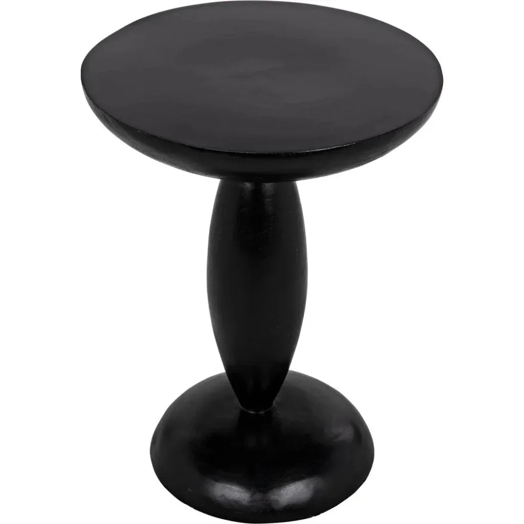 Adonis Side Table, Hand Rubbed Black - LOOMLAN - Noir - Side Tables