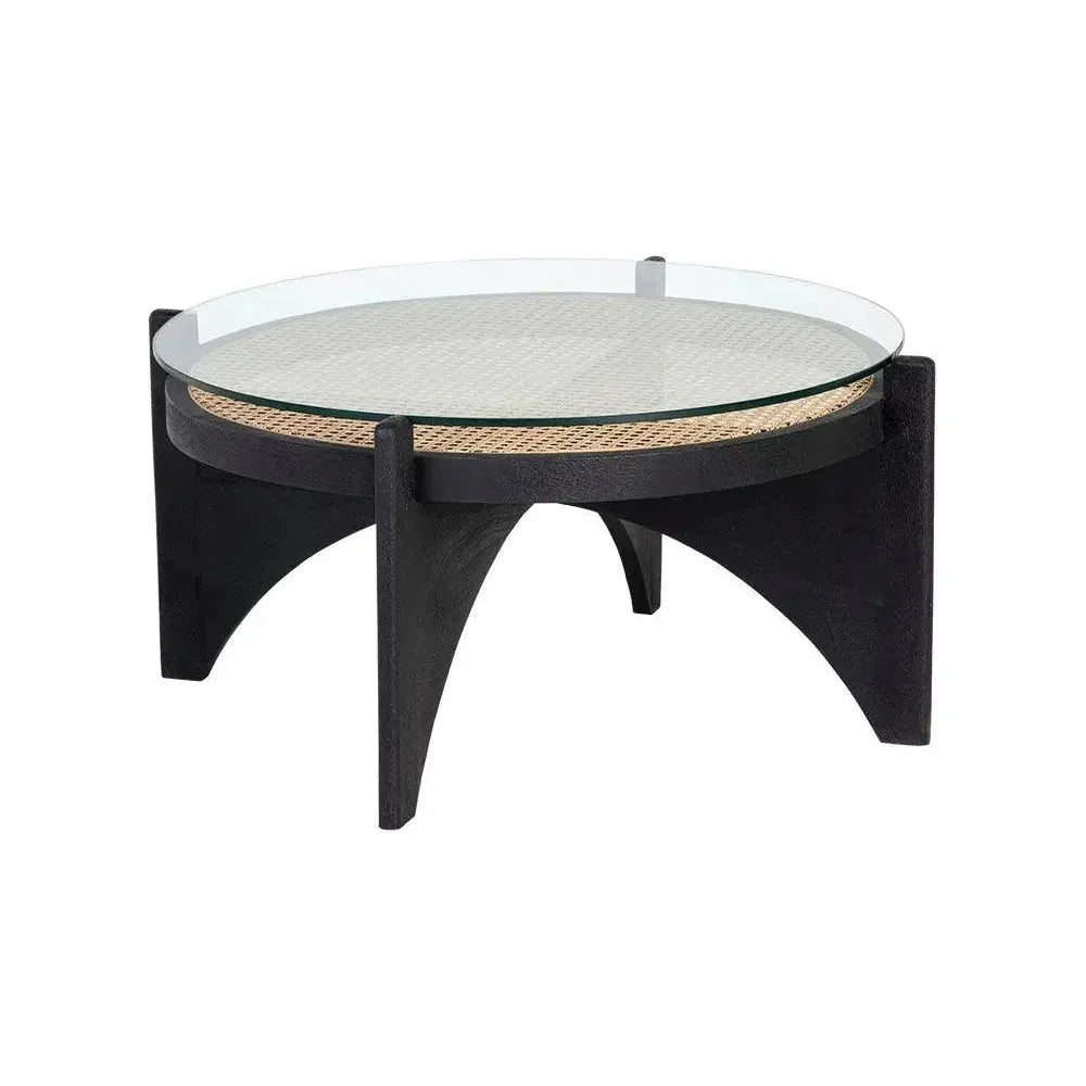 Adora Wooden Round Coffee Table - LOOMLAN - SUNPAN - Coffee Tables