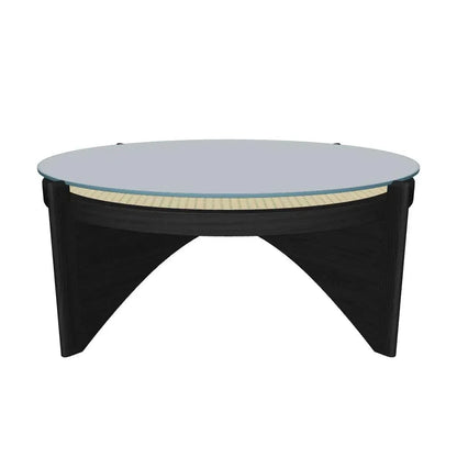 Adora Wooden Round Coffee Table - LOOMLAN - SUNPAN - Coffee Tables