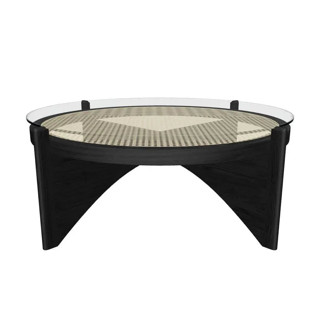 Adora Wooden Round Coffee Table - LOOMLAN - SUNPAN - Coffee Tables