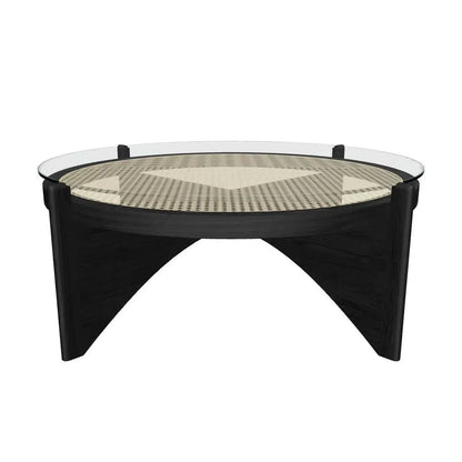 Adora Wooden Round Coffee Table - LOOMLAN - SUNPAN - Coffee Tables