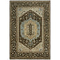 Ados Medallion Dark Brown Large Area Rugs - LOOMLAN - LOOMLAN - Area Rugs