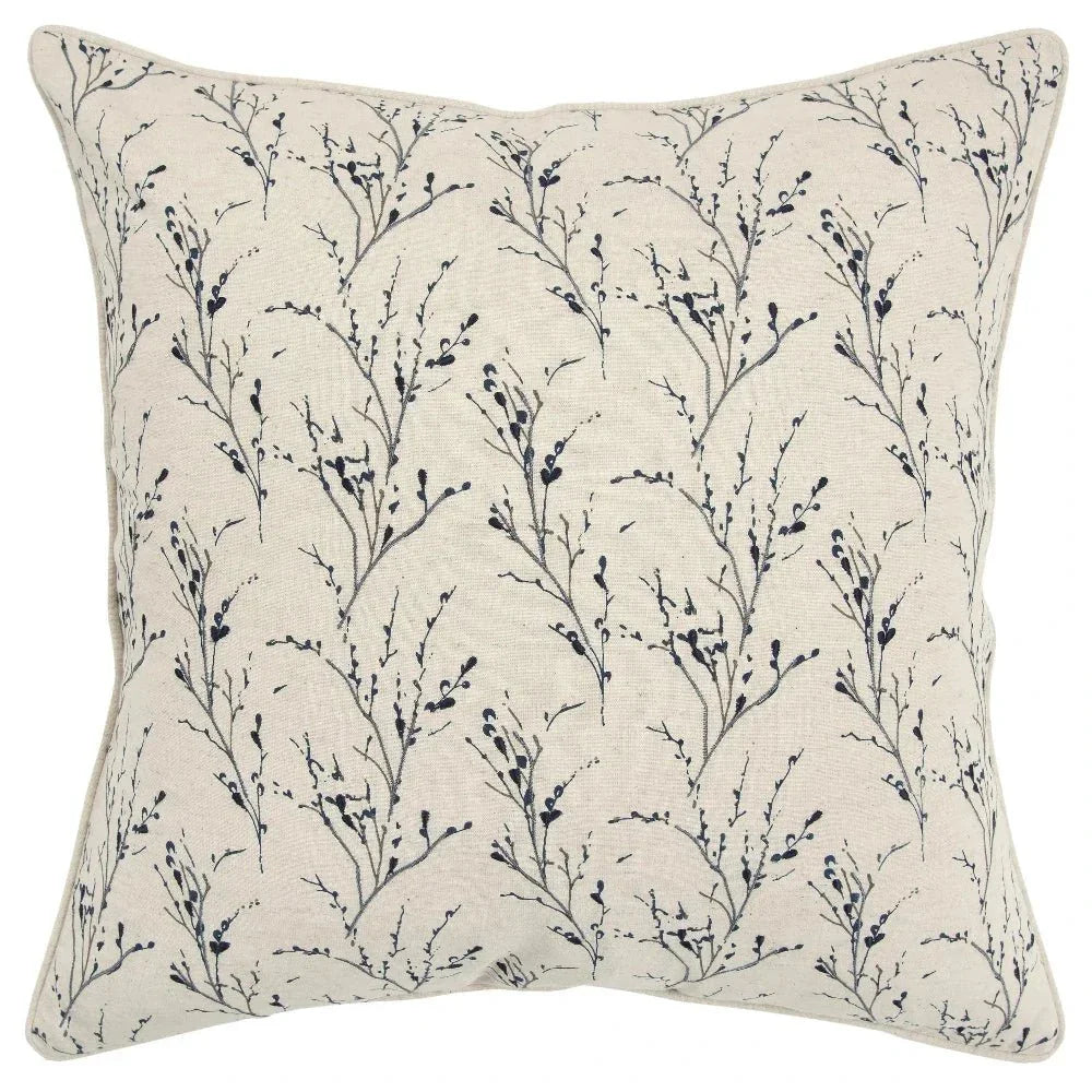 Ady Floral Throw Pillow With Down Insert - LOOMLAN - LOOMLAN - Throw Pillows