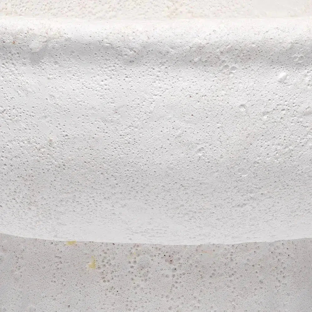 Aegean White Ceramic Pedestal Bowl