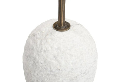 Aeirith White Marble Accent Table - LOOMLAN - Bassett Mirror - Side Tables