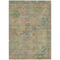 Aelain Green Washable Indoor - Outdoor Rug - LOOMLAN - LOOMLAN Rugs - Outdoor Rugs