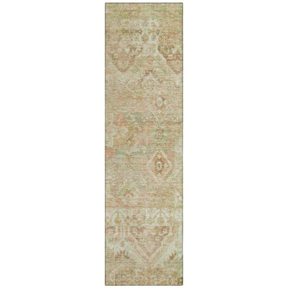 Aelain Orange Washable Indoor - Outdoor Rug - LOOMLAN - LOOMLAN Rugs - Outdoor Rugs