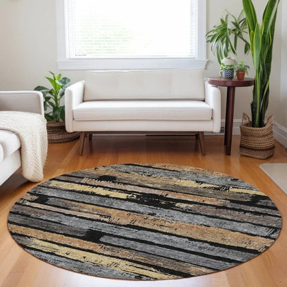Aelaris Black Washable Indoor - Outdoor Rug - LOOMLAN - LOOMLAN Rugs - Outdoor Rugs