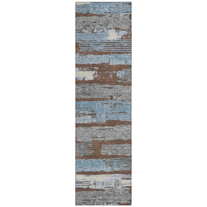 Aelaris Chocolate Washable Indoor - Outdoor Rug - LOOMLAN - LOOMLAN Rugs - Outdoor Rugs