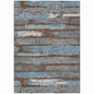 Aelaris Chocolate Washable Indoor - Outdoor Rug - LOOMLAN - LOOMLAN Rugs - Outdoor Rugs