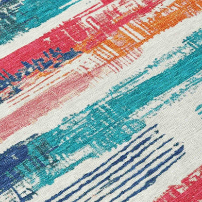 Aelaris Ivory Washable Indoor - Outdoor Rug - LOOMLAN - LOOMLAN Rugs - Outdoor Rugs