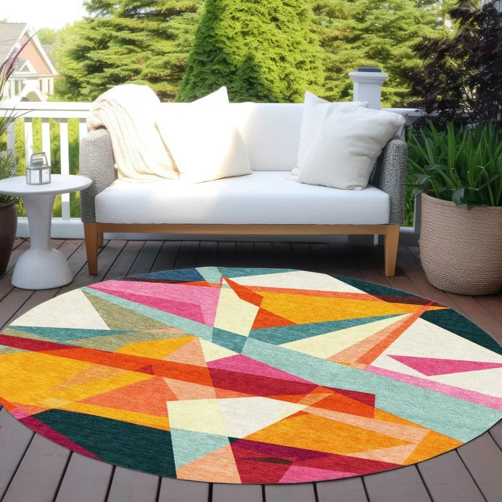 Aelas Ivory Washable Indoor - Outdoor Rug - LOOMLAN - LOOMLAN Rugs - Outdoor Rugs
