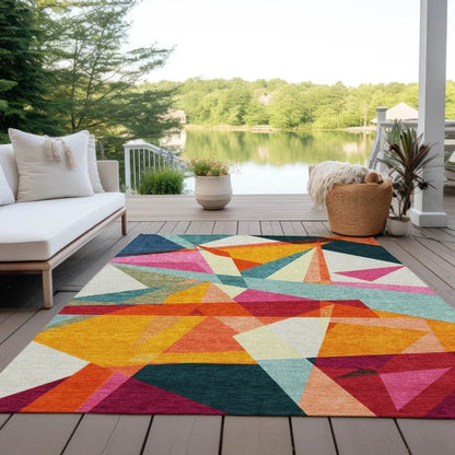 Aelas Ivory Washable Indoor - Outdoor Rug - LOOMLAN - LOOMLAN Rugs - Outdoor Rugs