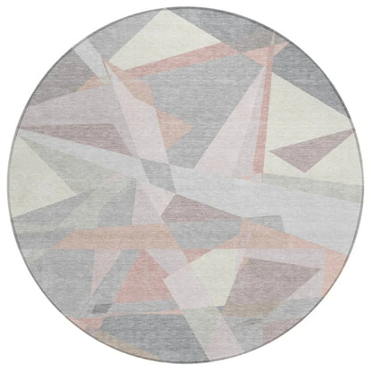 Aelas Pink Washable Indoor - Outdoor Rug - LOOMLAN - LOOMLAN Rugs - Outdoor Rugs