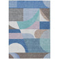 Aeleth Blue Washable Indoor - Outdoor Rug - LOOMLAN - LOOMLAN Rugs - Outdoor Rugs