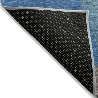 Aeleth Blue Washable Indoor - Outdoor Rug - LOOMLAN - LOOMLAN Rugs - Outdoor Rugs