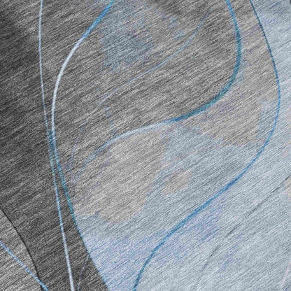 Aelien Blue Washable Indoor - Outdoor Rug - LOOMLAN - LOOMLAN Rugs - Outdoor Rugs