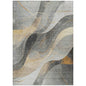 Aelien Gray Washable Indoor - Outdoor Rug - LOOMLAN - LOOMLAN Rugs - Outdoor Rugs