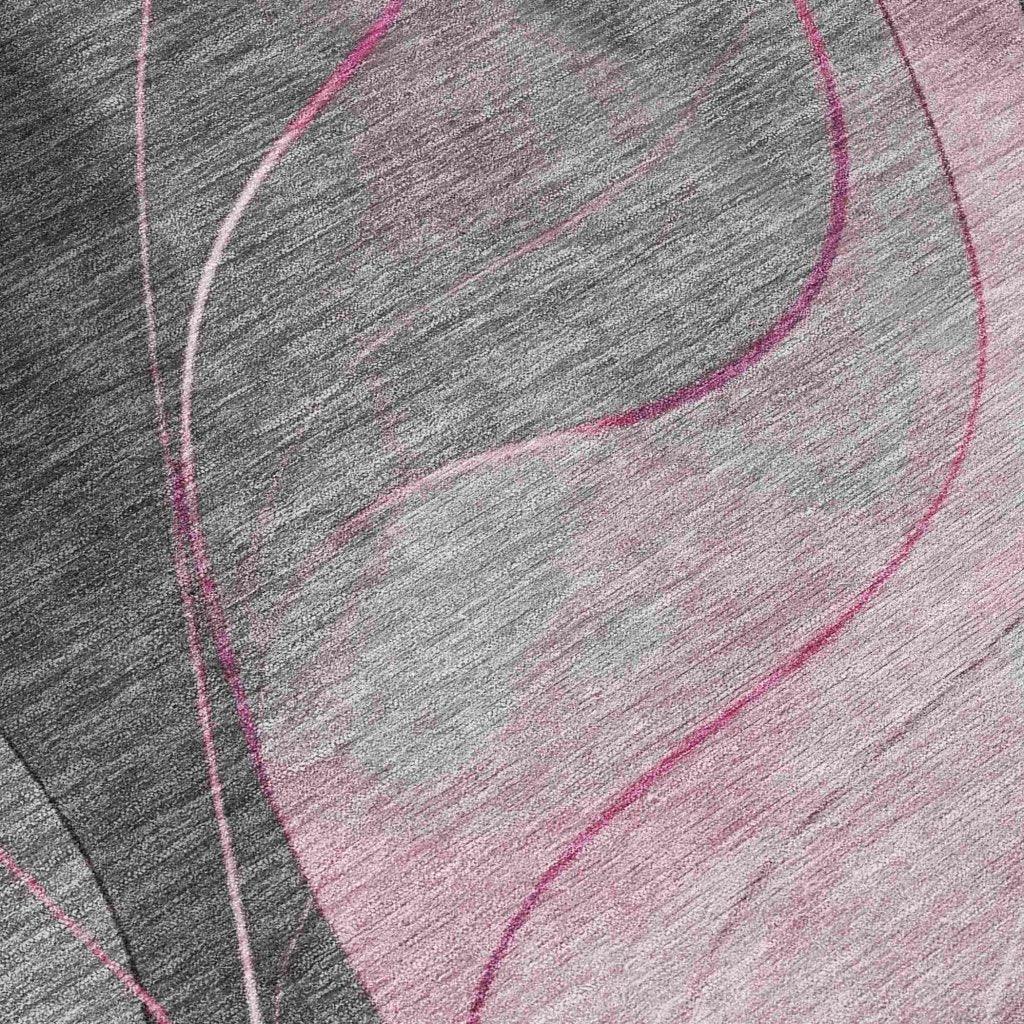 Aelien Pink Washable Indoor - Outdoor Rug - LOOMLAN - LOOMLAN Rugs - Outdoor Rugs