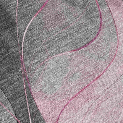 Aelien Pink Washable Indoor - Outdoor Rug - LOOMLAN - LOOMLAN Rugs - Outdoor Rugs