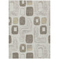 Aelira Brown Washable Indoor - Outdoor Rug - LOOMLAN - LOOMLAN Rugs - Outdoor Rugs