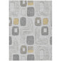 Aelira Gray Washable Indoor - Outdoor Rug - LOOMLAN - LOOMLAN Rugs - Outdoor Rugs