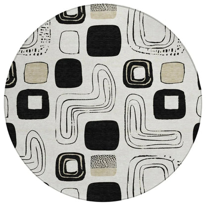 Aelira Ivory Washable Indoor - Outdoor Rug - LOOMLAN - LOOMLAN Rugs - Outdoor Rugs