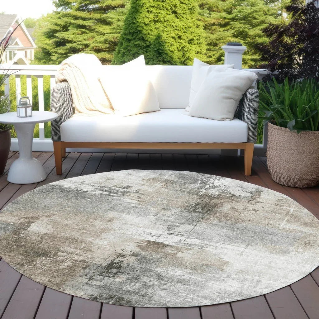 Aelon Ivory Washable Indoor - Outdoor Rug - LOOMLAN - LOOMLAN Rugs - Outdoor Rugs