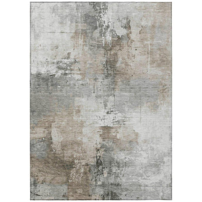 Aelon Ivory Washable Indoor - Outdoor Rug - LOOMLAN - LOOMLAN Rugs - Outdoor Rugs