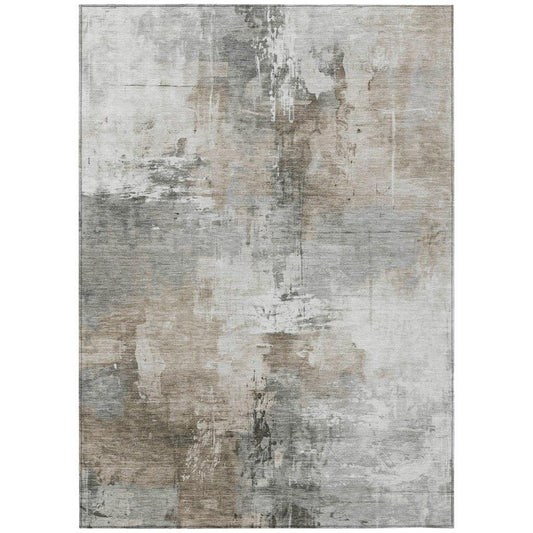 Aelon Ivory Washable Indoor - Outdoor Rug - LOOMLAN - LOOMLAN Rugs - Outdoor Rugs