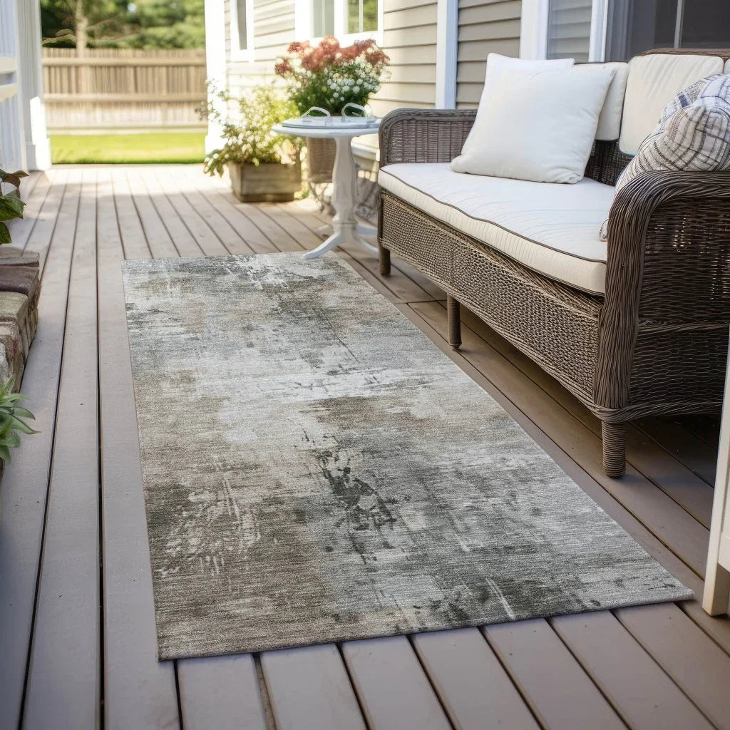 Aelon Ivory Washable Indoor - Outdoor Rug - LOOMLAN - LOOMLAN Rugs - Outdoor Rugs