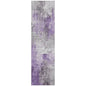 Aelon Purple Washable Indoor - Outdoor Rug - LOOMLAN - LOOMLAN Rugs - Outdoor Rugs
