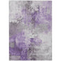 Aelon Purple Washable Indoor - Outdoor Rug - LOOMLAN - LOOMLAN Rugs - Outdoor Rugs