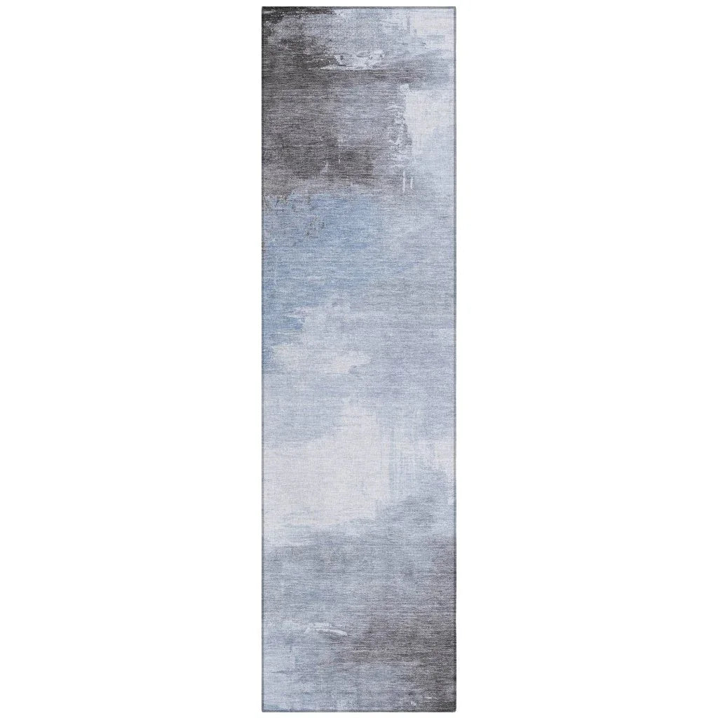 Aelora Blue Washable Indoor - Outdoor Rug - LOOMLAN - LOOMLAN Rugs - Outdoor Rugs