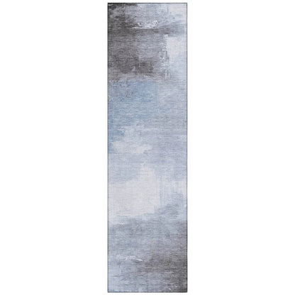 Aelora Blue Washable Indoor - Outdoor Rug - LOOMLAN - LOOMLAN Rugs - Outdoor Rugs