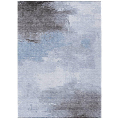 Aelora Blue Washable Indoor - Outdoor Rug - LOOMLAN - LOOMLAN Rugs - Outdoor Rugs