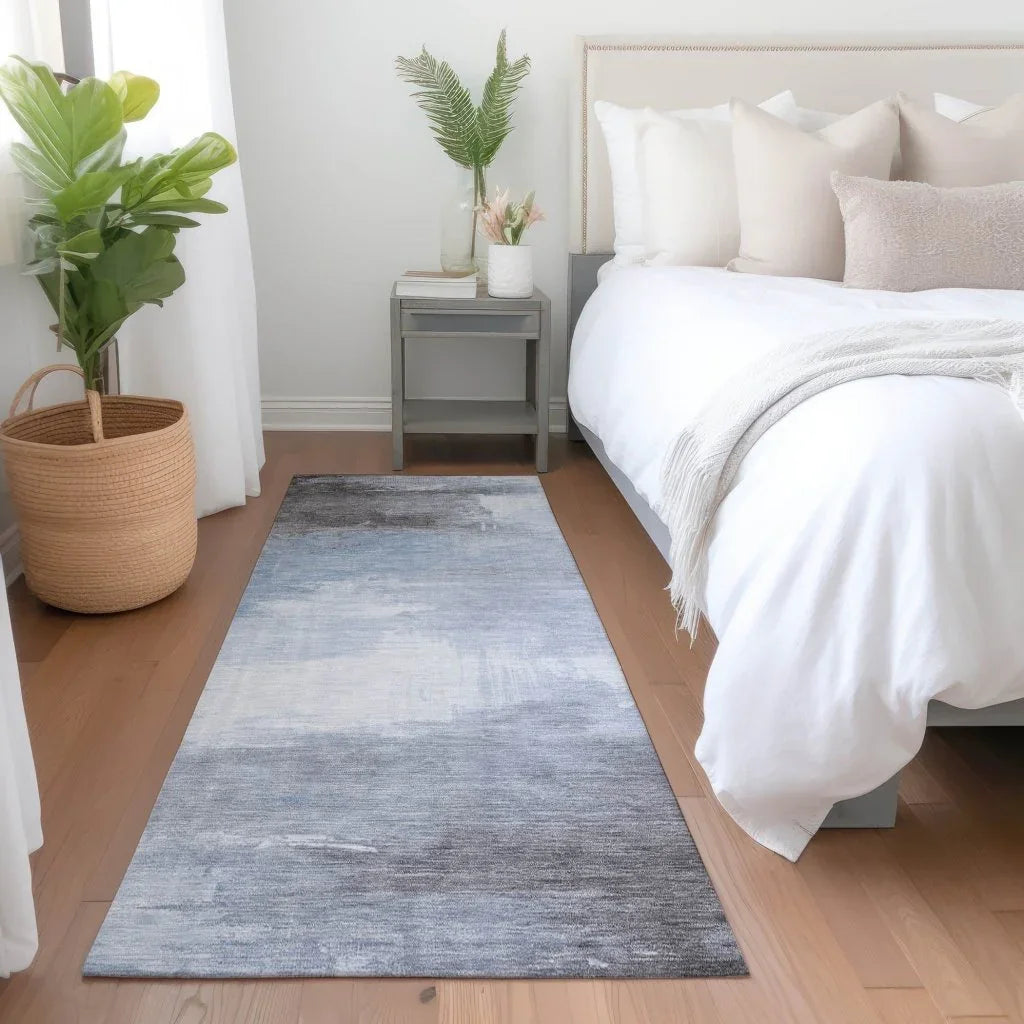 Aelora Blue Washable Indoor - Outdoor Rug - LOOMLAN - LOOMLAN Rugs - Outdoor Rugs